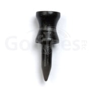 Golf Tees Etc Step Down Black Golf Tees 1 1/4 Inch Strong & Light Weight Accessory Tool For Golf Sports - 100 Of Pack
