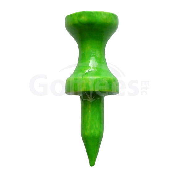 Golf Tees Etc Step Down Green Color Golf Tees 1 1/4" Inch Strong & Light Weight Accessory Tool For Golf Sports - (500 Of Pack)