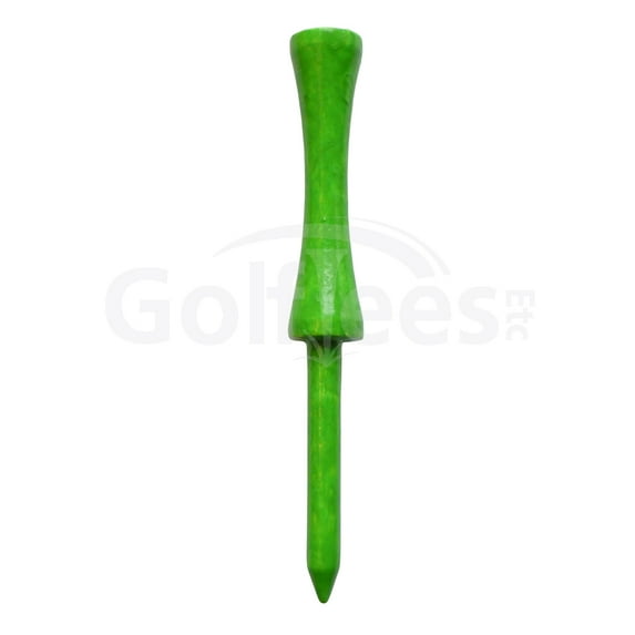 Golf Tees Etc Step Down Green Color Golf Tees 3 1/4" Inch Strong & Light Weight Accessory Tool For Golf Sports - (100 Of Pack)