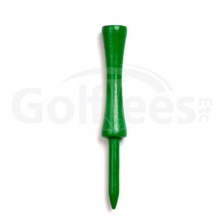 Golf Tees Etc Step Down Green Golf Tees 3 1/4" Inch Strong & Light Weight Accessory Tool For Golf Sports - (300 Of Pack)
