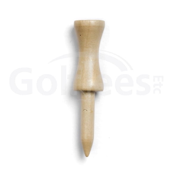 Golf Tees Etc Step Down Off-White Color Golf Tees 2" Inch Strong & Light Weight Accessory Tool For Golf Sports - (500 Of Pack)