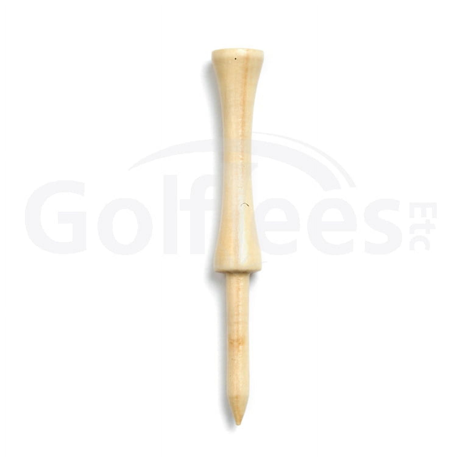 Golf Tees Etc Step Down Off-White Golf Tees 3 1/4"  Inch Strong & Light Weight Accessory Tool For Golf Sports - (1000 Of Pack)