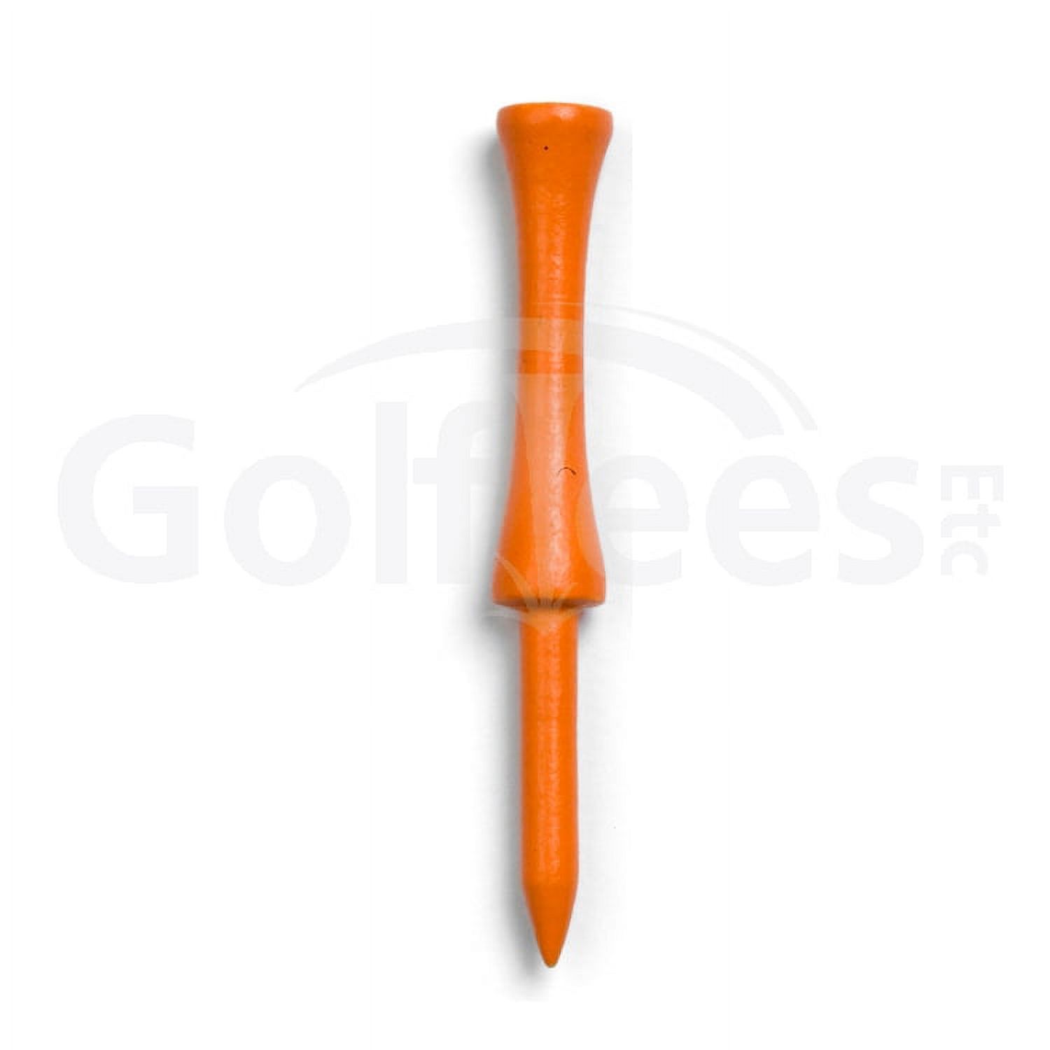 Golf Tees Etc Step Down Orange Golf Tees 3 1/4" Inch Strong & Light Weight Accessory Tool For Golf Sports - (500 Pack)