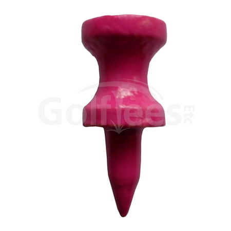 Golf Tees Etc Step Down Pink Color Golf Tees 1" Inch Strong & Light Weight Accessory Tool For Golf Sports - (300 Of Pack)
