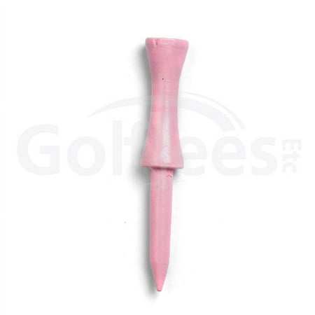 Golf Tees Etc Step Down Pink Golf Tees 2 3/4" Inch Strong & Light Weight Accessory Tool For Golf Sports - (500 Of Pack)