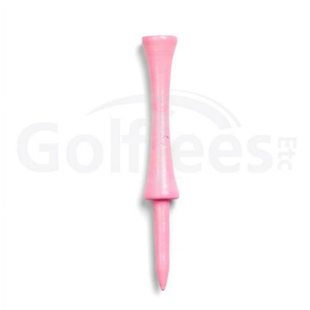 Golf Tees Etc Step Down Pink Golf Tees 3 1/4" Inch Strong & Light Weight Accessory Tool For Golf Sports - (1000 Of Pack)
