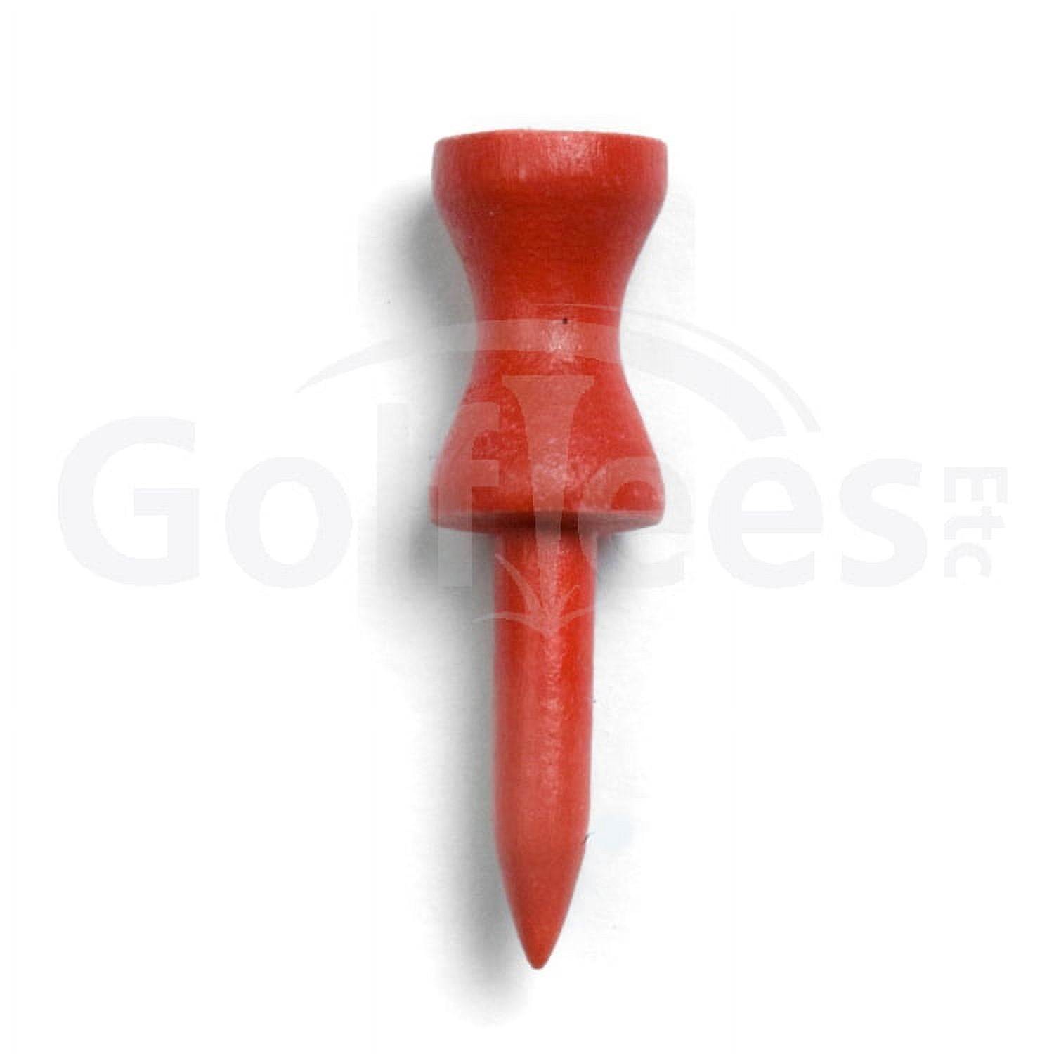 Golf Tees Etc Step Down Red Golf Tees 1 1/2" Inch Strong & Light Weight Accessory Tool For Golf Sports - (200 Of Pack)