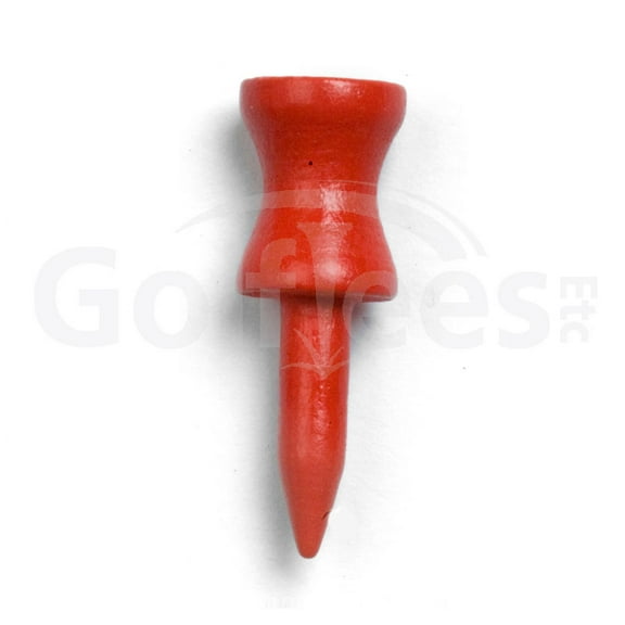 Golf Tees Etc Step Down Red Golf Tees 1 1/4" Inch Strong & Light Weight Accessory Tool For Golf Sports - (200 Of Pack)