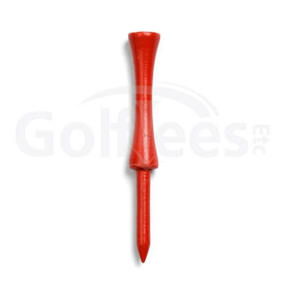 Golf Tees Etc Step Down Red Golf Tees 3 1/4" Inch Strong & Light Weight Accessory Tool For Golf Sports - (300 Of Pack)