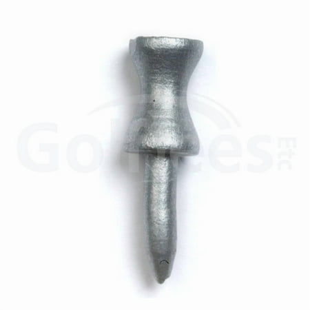 Golf Tees Etc Step Down Silver Wood Golf Tees1 1/2" Inch Strong & Light Weight Castle Golf Tees - (100 Pack)