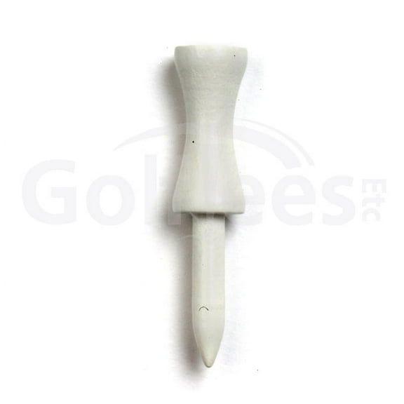 Golf Tees Etc Step Down White Color Golf Tees 2" Inch Strong & Light Weight Accessory Tool For Golf Sports - (1000 Of Pack)