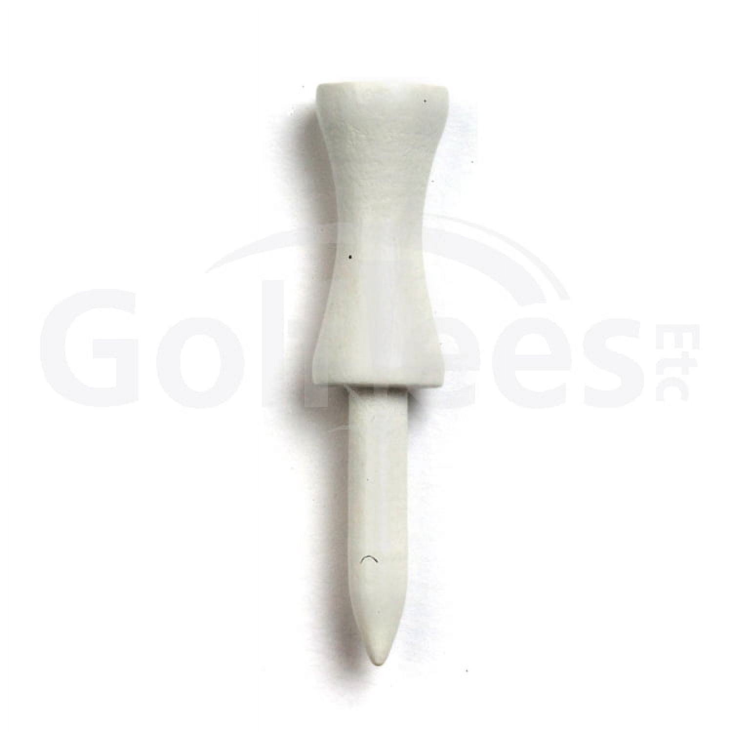 Golf Tees Etc Step Down White Color Golf Tees 2" Inch Strong & Light Weight Accessory Tool For Golf Sports - (500 Of Pack)
