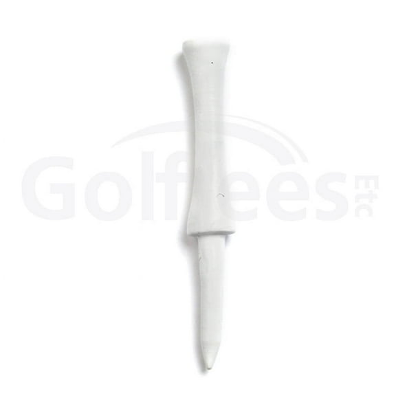 Golf Tees Etc Step Down White Golf Tees 3 1/4" Inch Strong & Light Weight Accessory Tool For Golf Sports - (300 Of Pack)