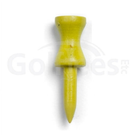 Golf Tees Etc. Step Down Yellow Color Golf Tees 1 1/2" Inch Strong & Light Weight Accessory Tool For Golf Sports - (300 Of Pack)