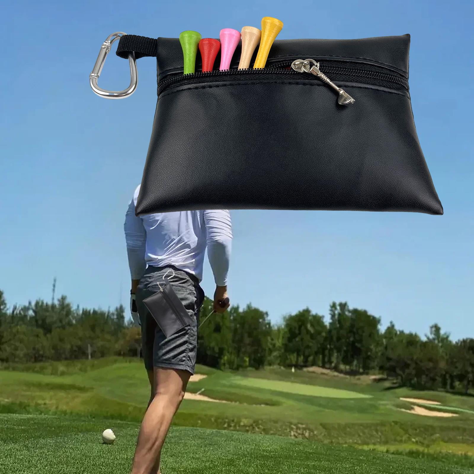 Golf Tees Holder Bag Golf Ball Waist Bag Tee Ball Marker Bag