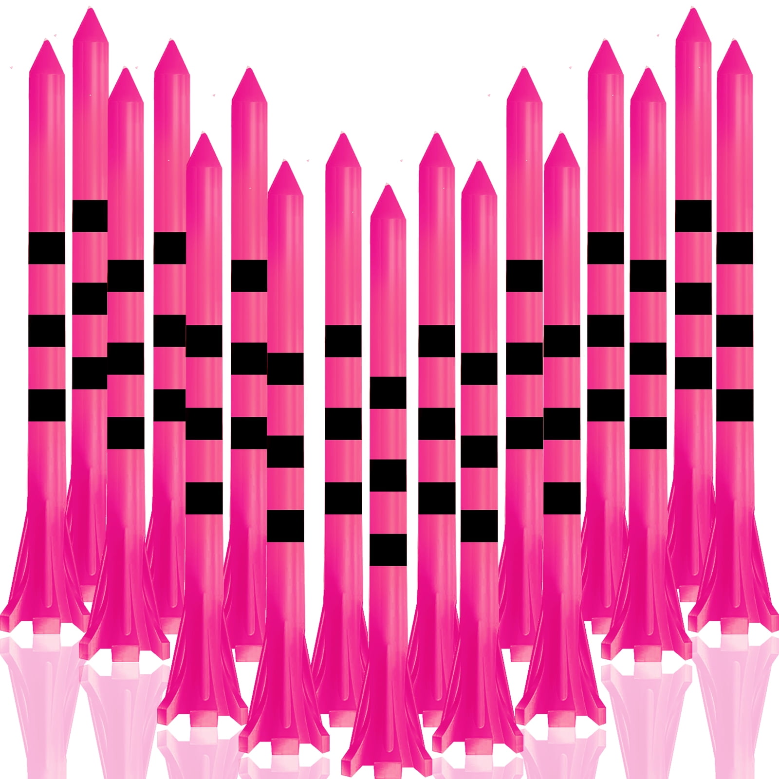 Golf Tees Plastic 3 1/4 2 3/4 inch Unbreakable 100 Pack, Bulk Long ...