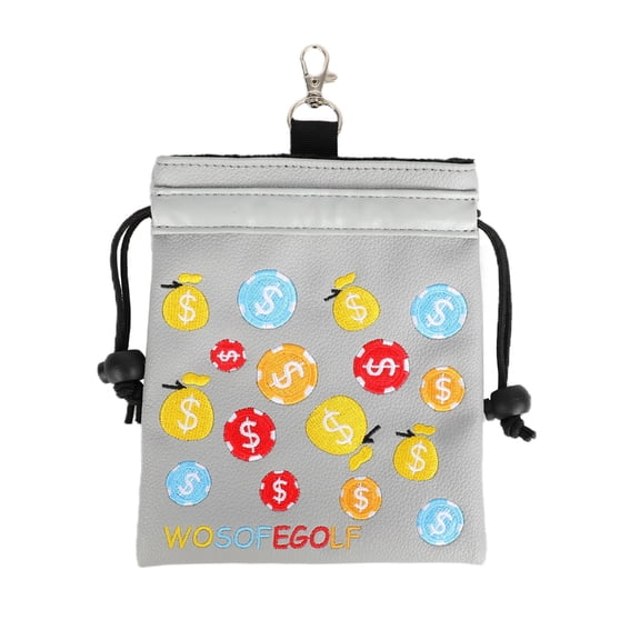 Golf Tees Pouch Golf Tees Storage Bag Golf Tees Storage Bag with Clip for Men