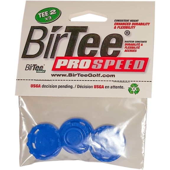 Golf Tees - Size #2 (1/2") Individual Size Packs - 3 Tees Per Pack. Winter/Mat/Simulator Tees