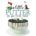 Golf Theme Baby Shower Cake Topper Golf Ball Red Flag Decor Green 9.45 ...