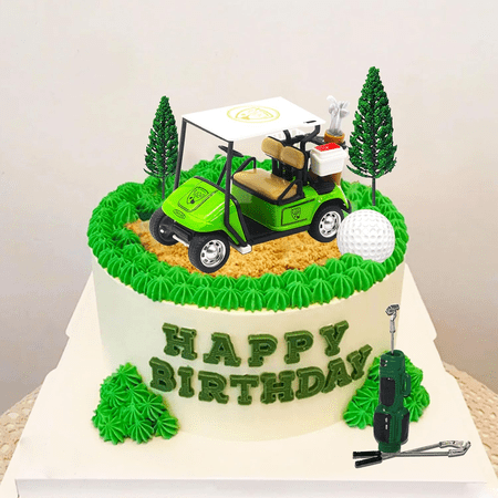 Golf-Themed Cake Decoration Set - Suitable for Birthday Parties and Golf-Themed Celebrations