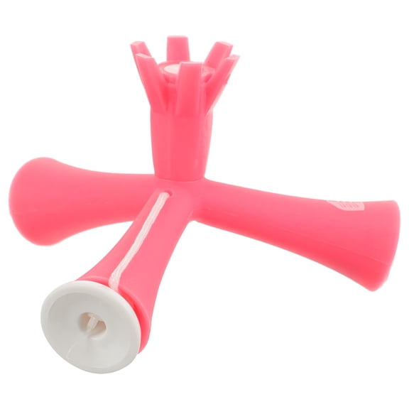 Golf Adjustable Telescopic Simulator Tee Base with Soft Rubber Top, Plastic, Golf Training Accessory