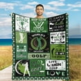 thumbnail image 1 of Golf Throw Blanket Golf Gifts for Men Golf Lovers Blanket Gifts for Golfers Flannel Throw Blankets for Couch Bed Sofa Best Golf Blanket Gift 60×50, 1 of 6