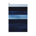 thumbnail image 1 of Golf Towel 24x16in Absorbent Quick Dry Decontamination Mountain-Climbing Clench Designed To Carry Four Side Locks Darkblue Stripe_4, 1 of 8