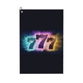 thumbnail image 1 of Golf Towel, 777 Microfiber Waffle Golf Towels for Golf Bag with Carabiner Clip Golf Rag 24x16in, 1 of 8