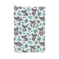 thumbnail image 1 of Golf Towels for Golf Bags For Men Women - Bears and Tropical Leaves 24x16in Absorbent Quick Drying Golf Towel for Cleaning Golf Ball Club Golf Bag Accessories with Carabiner, 1 of 8