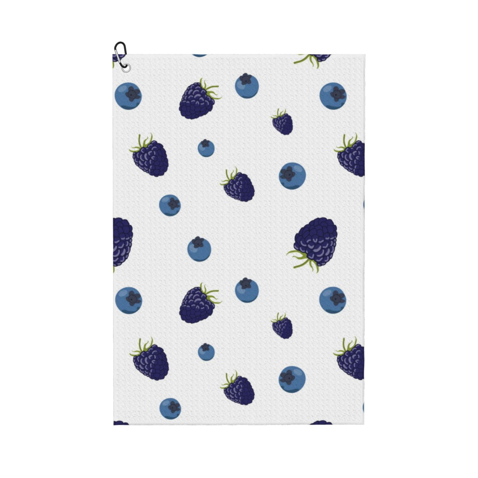 Golf Towels for Golf Bags For Men Women Blueberry Print berries