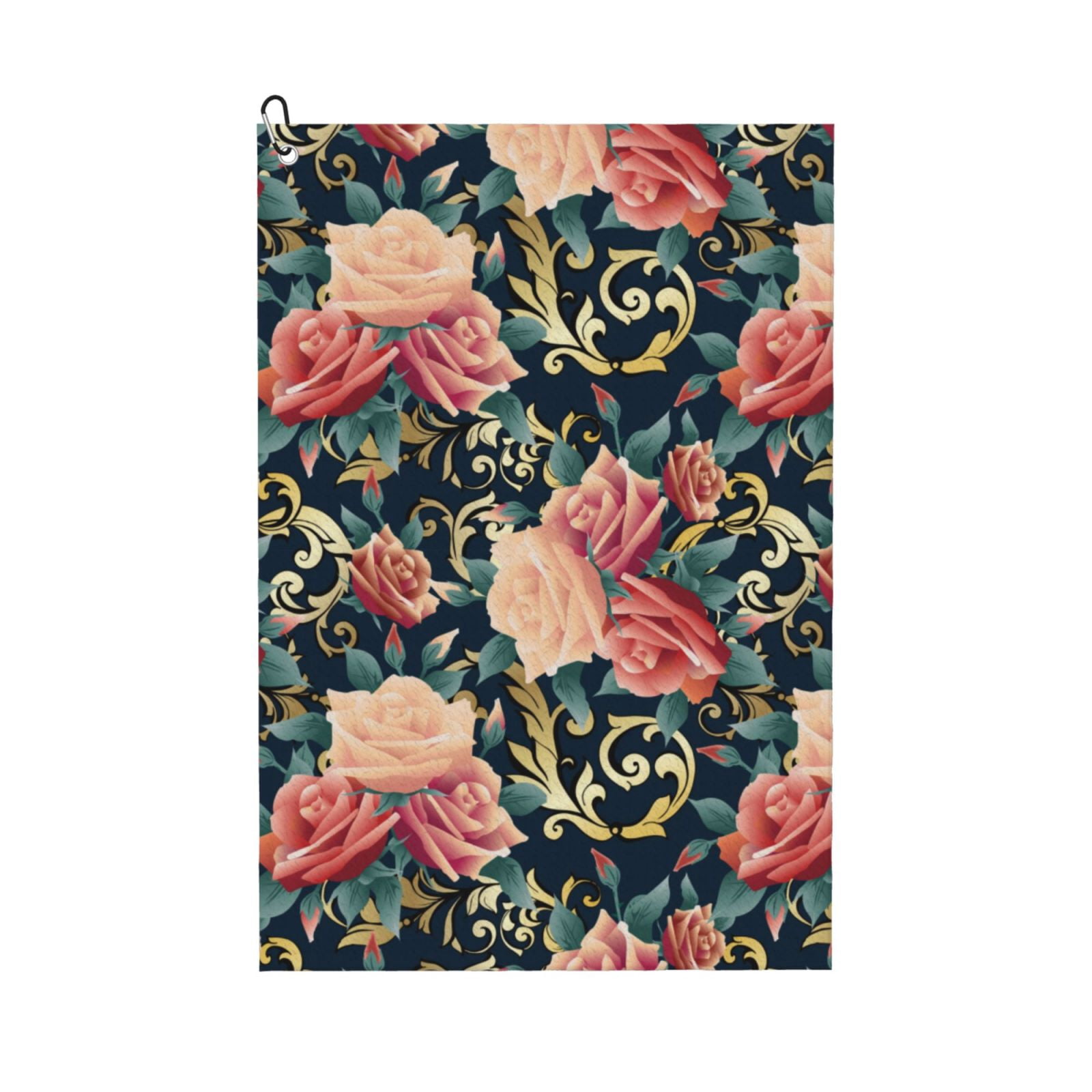 Golf Towels for Golf Bags For Men Women - Rose Flowers Texture 24x16in ...