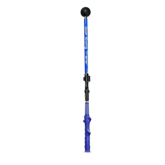 Golf Training Aid Multi Adjustable Golf Swing Training Aid Stick Forearm Rotation Swing Posture Corrector Blue