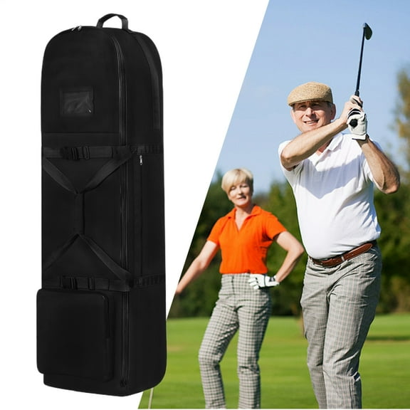 Golf Travel Bag Clubs Organizer with Wheels Waterproof Foldable Golf Bag for Airplane Outdoor Range Beach Practice Women Men Transport welcoming