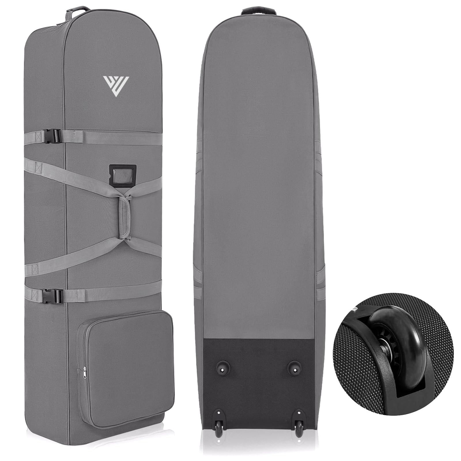 Golf Travel Bags For Airlines - 900d Heavy Duty Tear-resistant Oxford  Lightweight Foldable Design & Detachable Shoulder Strap Club Case Budget Friendly Traveling Gear Covers