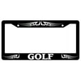 thumbnail image 1 of Golf Tribal Design 2 Black Plastic License Plate Frame, 1 of 1