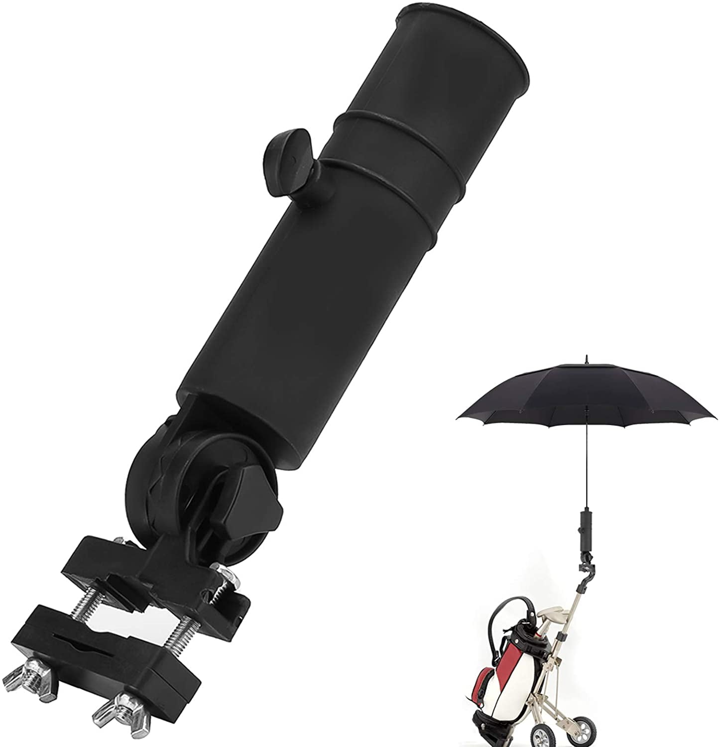 Golf Trolley Umbrella Holder Universal Golf Cart Umbrella Stand for