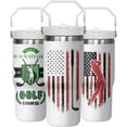 thumbnail image 1 of Golf Tumbler 30oz,Golf Lovers Gifts for Men,Funny Birthday Gift for Golf Lover,Travel Coffee Mug,Stainless Steel Tumbler with Handle, 1 of 6