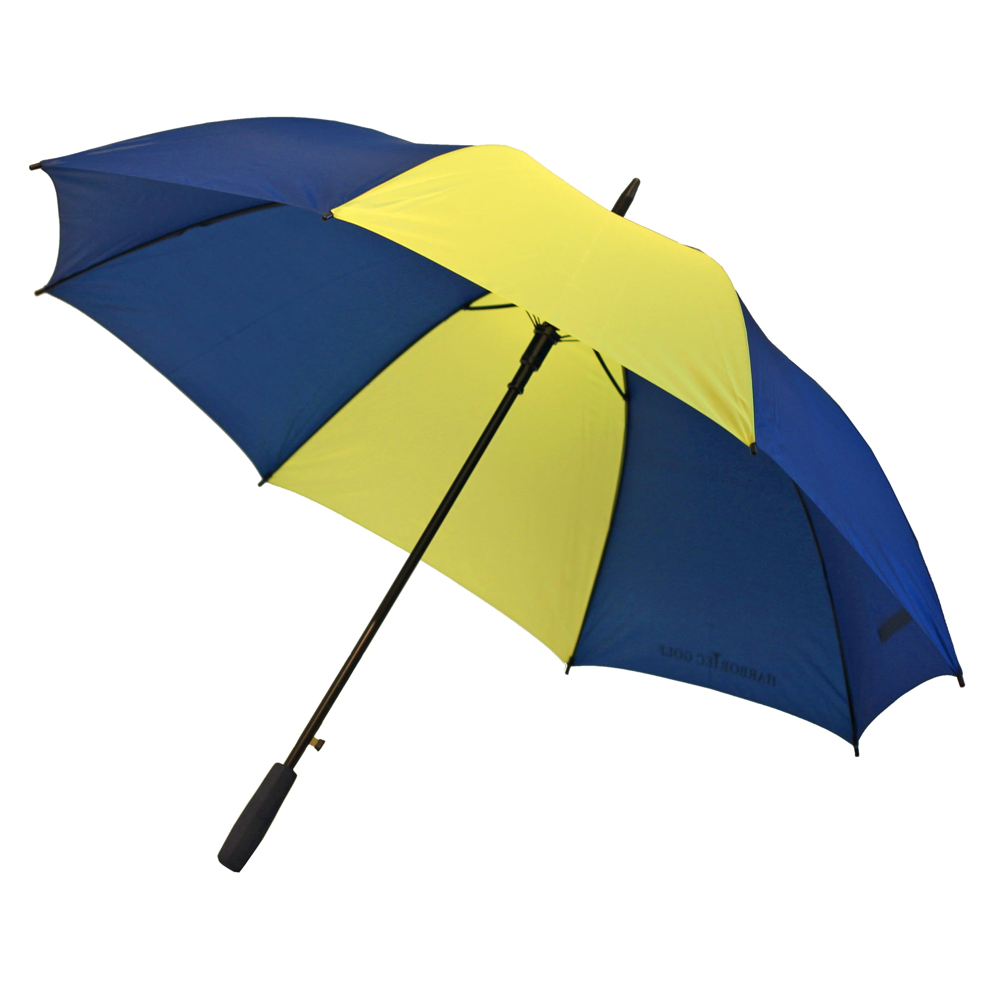 Golf Umbrella, Blue and Lime