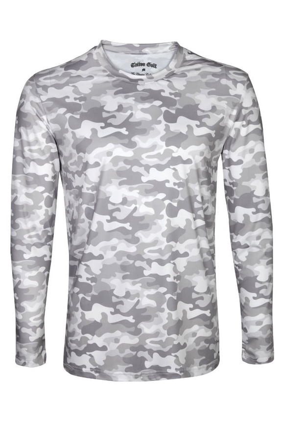 Golf Undershirt Long Sleeve (Camo/White)