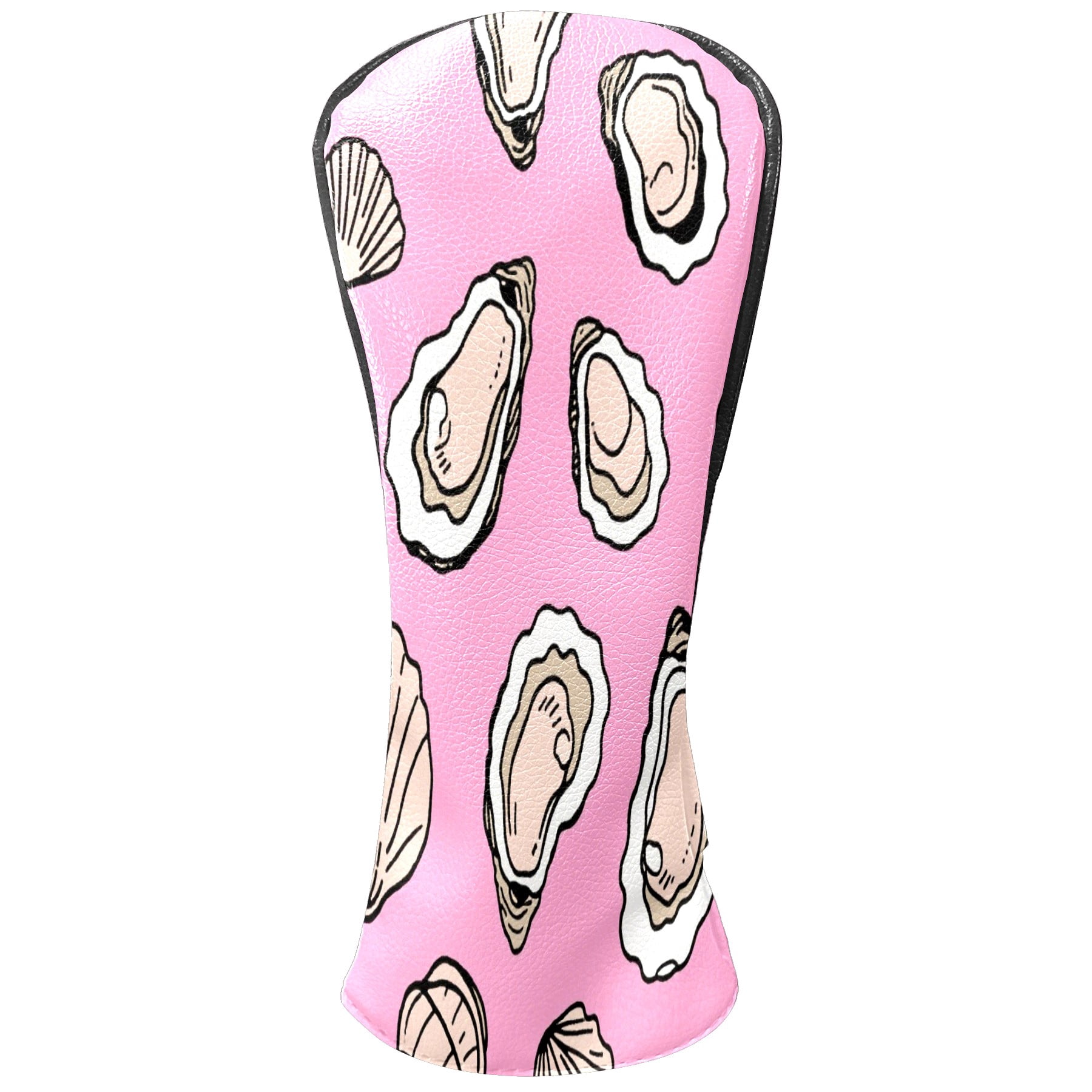 Golf Club Head Cover Waterproof Leather Golf Accessories HeadCovers Set Driver Headcover for Women Men Seafood Charm