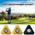 thumbnail image 1 of Golf Weight Screw Replacement Alloy Triangle Weight Screw 3/4/5g Golf Putter Weights Golf Club Driver Accessories for LTDx/LTDx MAX, 1 of 8