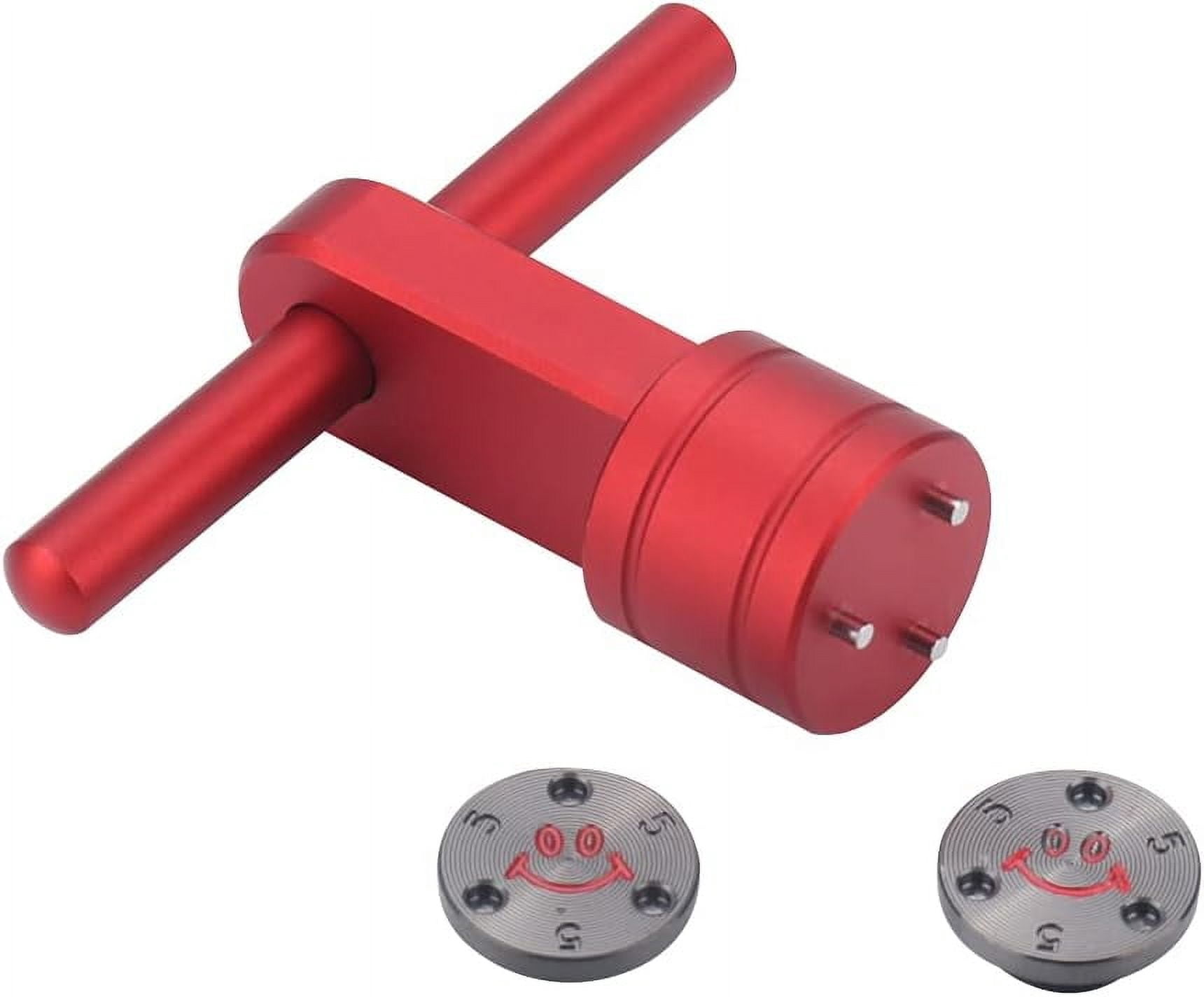 Chiave Per Pesi Da Golf A 3 Rebbi: Compatibile Con Putter Taylormade TP Collection E Spider Mini, Colore Blu - 3