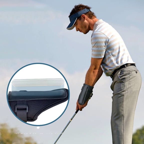 Golf Wrist Brace Swing Training Correct Aid Equipment Wrist Connect-Easy Correct Training Swing Gesture Alignment Practice Tool for Golf Beginners