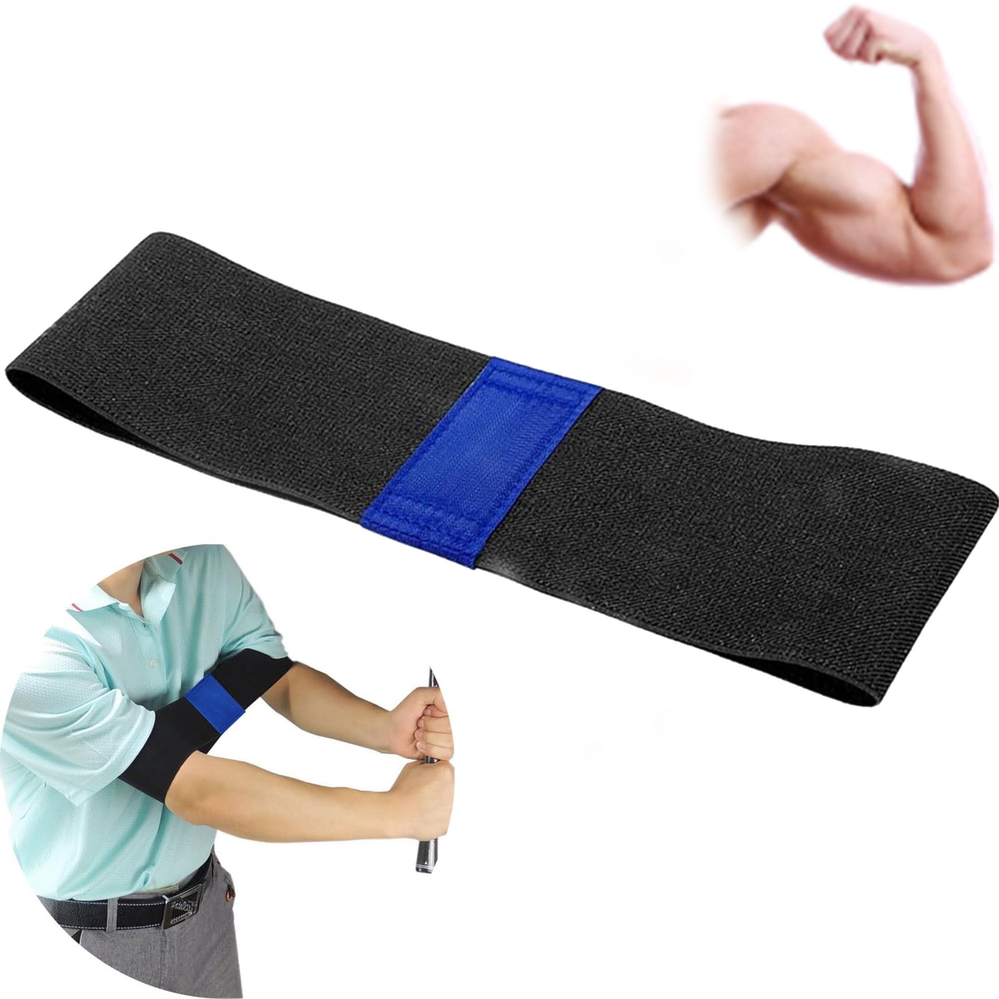 Golf Wrist Correction Trainer & Arm Band Set, Pro Swing Golf Training ...