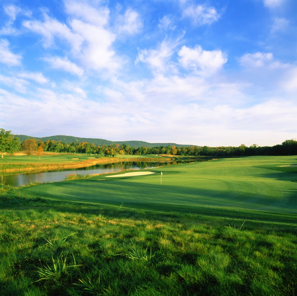 Golf course Bull Run Golf Club Haymarket Prince William County Virginia USA Canvas Art - Panoramic Images (24 x 24)