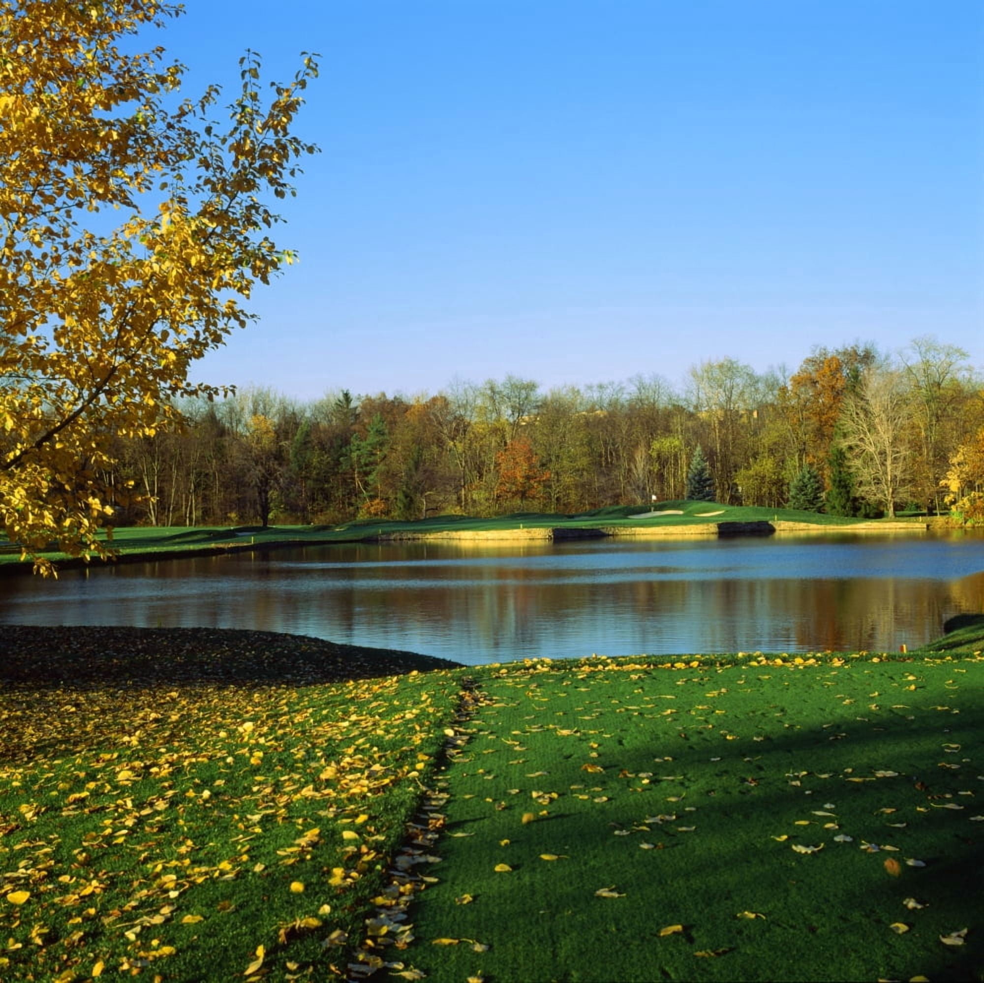 Golf course Laurel Valley Golf Club Ligonier Westmoreland County Pennsylvania USA Canvas Art - Panoramic Images (24 x 24)