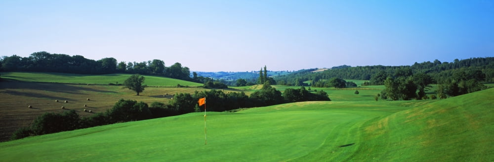 Golf course Rolls of Monmouth Golf Course Monmouth Monmouthshire Wales Canvas Art - Panoramic Images (36 x 12)
