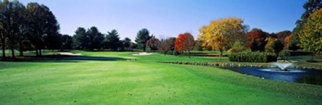 Golf course Westwood Country Club Vienna Fairfax County Virginia USA Canvas Art - Panoramic Images (18 x 6)