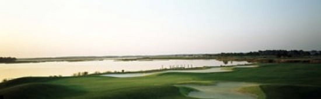 Golf course at the coast Ocean City Golf & Yacht Club Ocean City Worcester County Maryland USA Canvas Art - Panoramic Images (18 x 6)