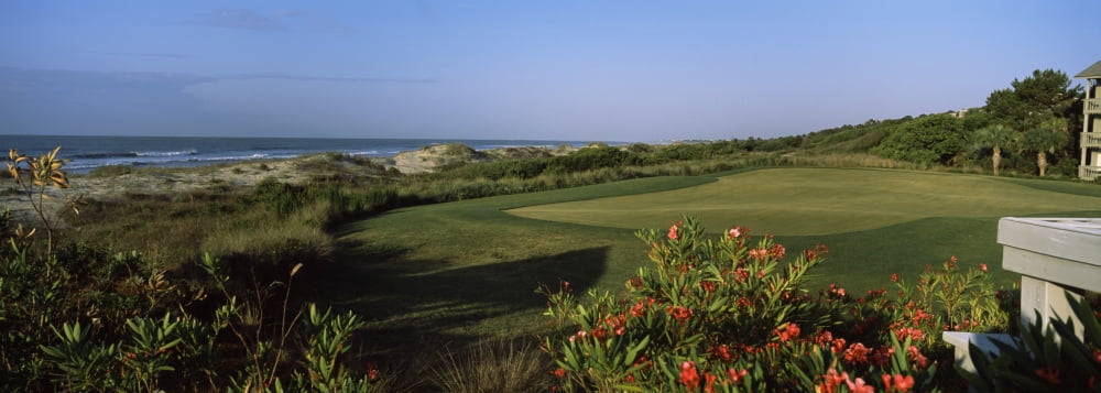 Golf course at the seaside Kiawah Island Golf Resort Kiawah Island Charleston County South Carolina USA Canvas Art - Panoramic Images (36 x 12)